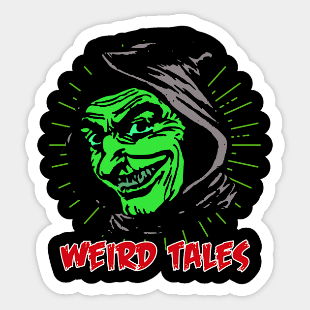 WEIRD TALES Sticker by theanomalius_merch